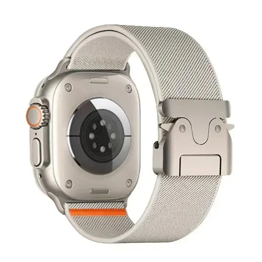 Nylon Strap for Apple Watch Ultra 2 Band 49mm 10 9 8 7 45mm 41mm 44mm 46mm 42mm Braided Elastic Bracelet for IWatch Series 6 SE