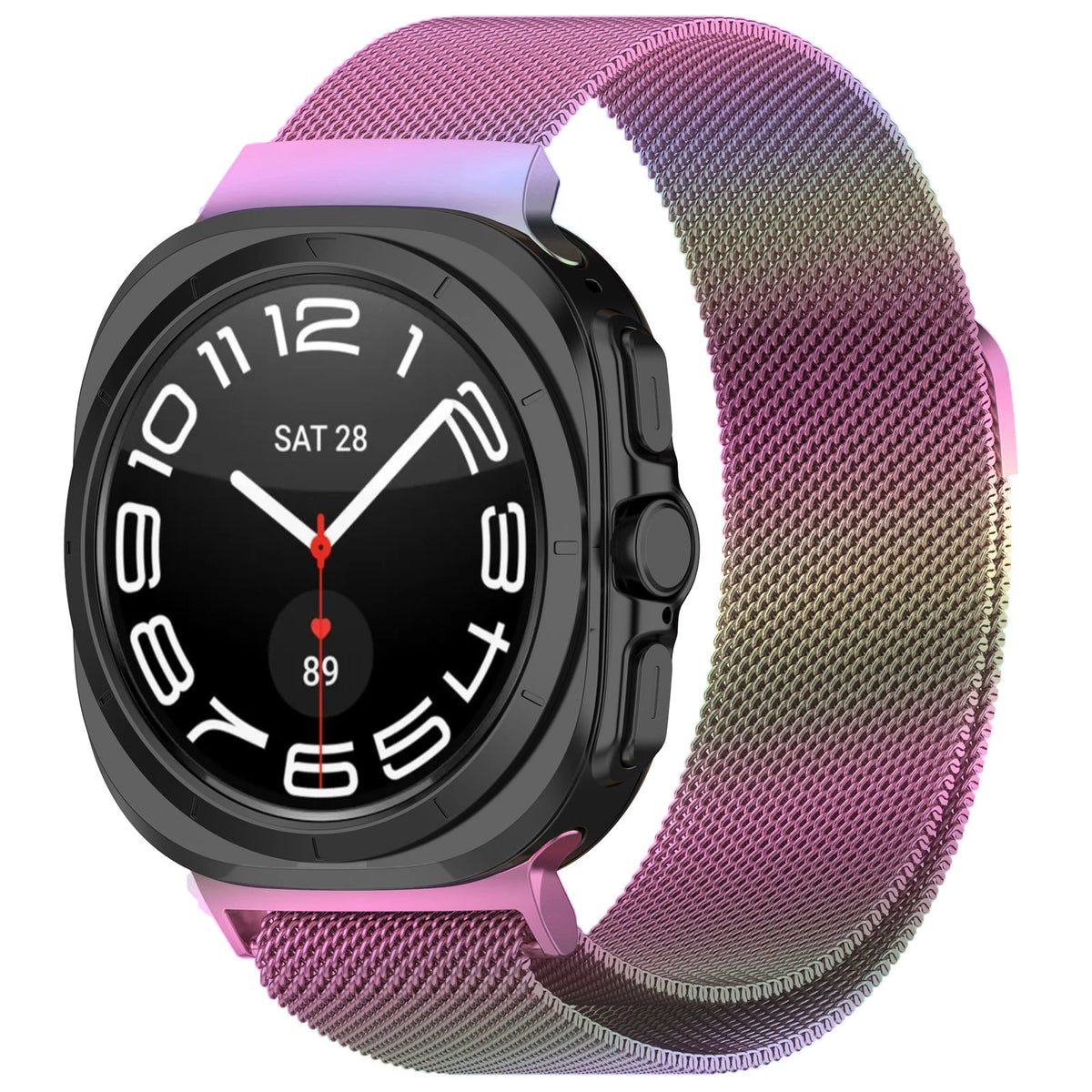 Thick Milanese Loop for Samsung Galaxy Watch Ultra strap 47mm Stainless Steel Magnetic Bracelet Galaxy Watch 7 ultra band 47 mm