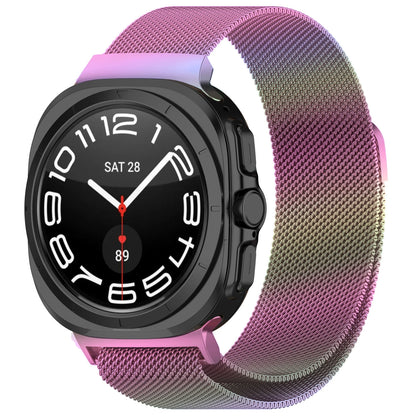 Thick Milanese Loop for Samsung Galaxy Watch Ultra strap 47mm Stainless Steel Magnetic Bracelet Galaxy Watch 7 ultra band 47 mm