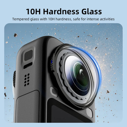 Lens Guard for Insta360 X6 Glass Lens Protector Premium Lens Cap X6 Camera Anti-fog Anti-Scratch Accessories
