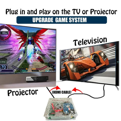 LZAKMR X9 Retro Game Console 1TB 70,000+ Games | 60+ Emulators | 4K HD Output | For WII PSP PS2 XBOX Plug & Play Home Game Box
