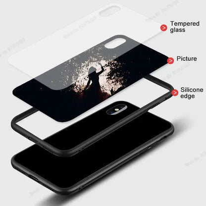 DIY Photo Phone Case for iPhone 18Pro 17 Pro Max Air 16 Plus 15Pro 14 13 12 Custom Personalized Picture Silicone Glass Cover