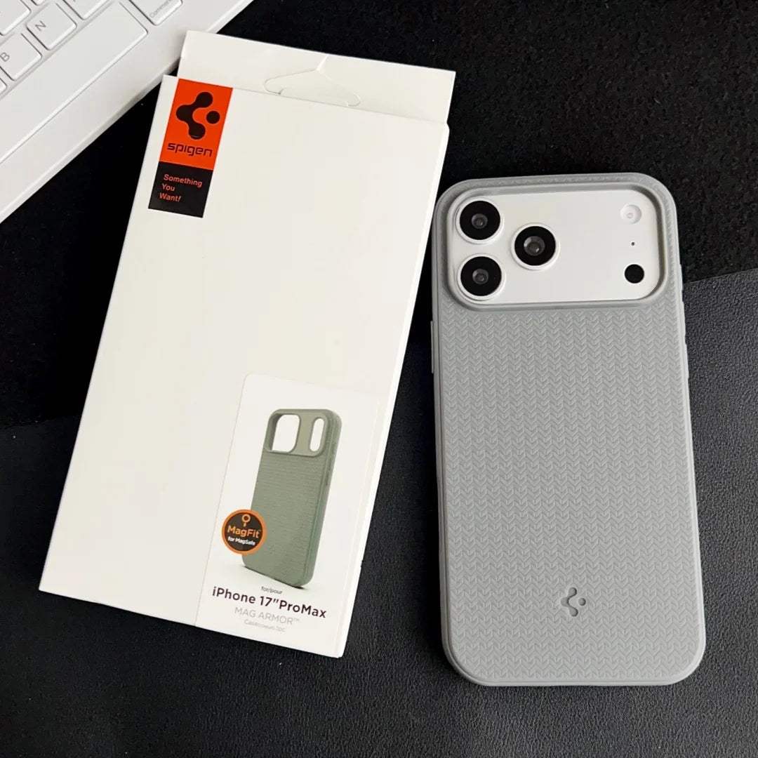 Spigen Liquid Air Cases For iPhone Air 17 16 15 14 13 12 ProMax 16Plus Soft TPU Rugged Armor For Magsafe Wireless Charging Cover