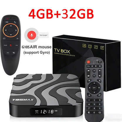 Android 16 T95Max Smart Home Theater TV Box Allwinner H618 Dual Wifi 8G RAM 256G ROM BT5.4 Netflix Google 4K 8K HD Set Top Box