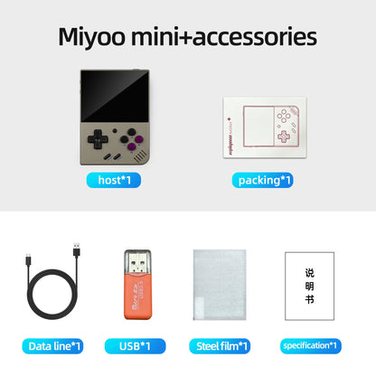 MIYOO Mini Plus Retro Pocket Emulator 3.5" OCA IPS Linux Handheld Console 3000mAh Multi Emulator Classic Video Game Console Gift