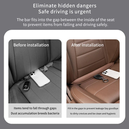 EVA Car Seat Crevice Filling Strip Universal Seat Blocker Prevent Dropping Car Accessories Plug-In Car Seat Gap Filler Elastic
