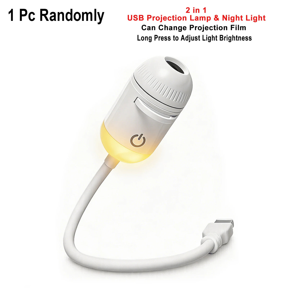 USB Galaxy Projector Light Car Roof Ambient Light Adjustable Focus Car Atmosphere Projection Lamp Romantic Room Star Night Light