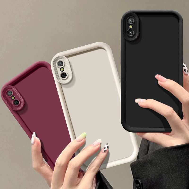 For iphone XS Max Case iphone X XR XS Max Full Package Matte Shockproof Soft Protective Back Cover
