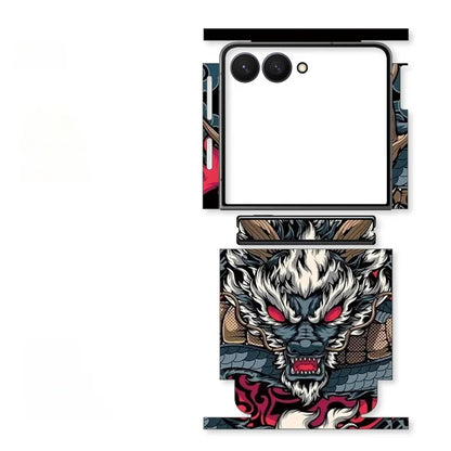 Skin For Samsung Galaxy Z Flip 7 6 5 4 2 Back Film Sticker Full Cover Protective Decal Wrap Side Frame Back Screen Protector