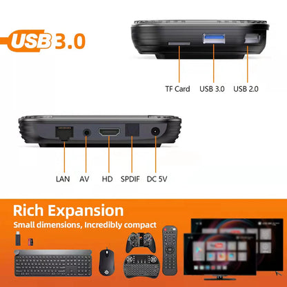Smart TV Box HK1 RBOX X4S Amlogic S905X4 Android 11 4GB 64G 128GB 5G Dual WIFI 4K 8K BT Media Player Set Top Box 2G 16G TVBOX