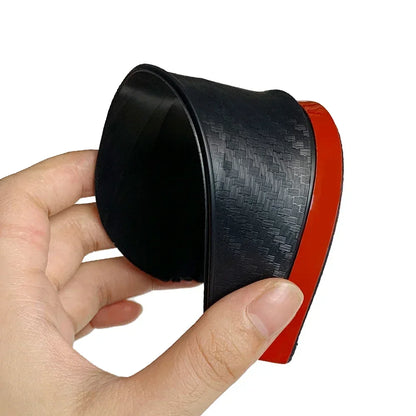 2PCS Car Carbon Fiber Sun Visor Shade Cover Universal Rearview Mirror Rain Eyebrow for Cars Safe Driving Decorate Accessories