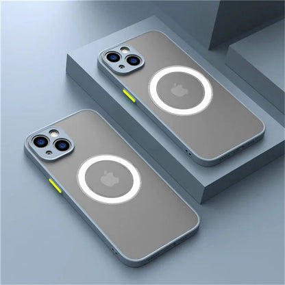 For Magsafe Magnetic Cover For iPhone 14 13 16 15 Pro Max Mini XS XR 14 Plus Shockproof Charging Case on iphone 14 Pro Max Cases