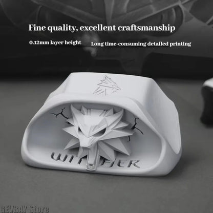 Wolf Head Badge Game Controller Base Bracket for Xbox Gamepad Gaming Peripherals Computer Accessories Desktop Storage Organizer