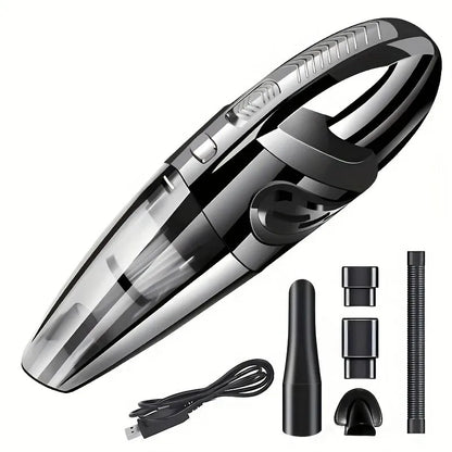 Portable wireless vacuum cleaner, multi-function car and home dual-use, rechargeable, long-lasting battery life, strong suction
