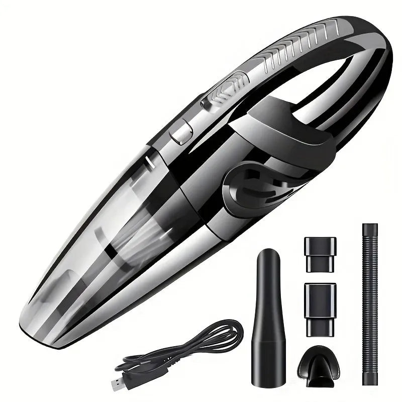 Portable wireless vacuum cleaner, multi-function car and home dual-use, rechargeable, long-lasting battery life, strong suction