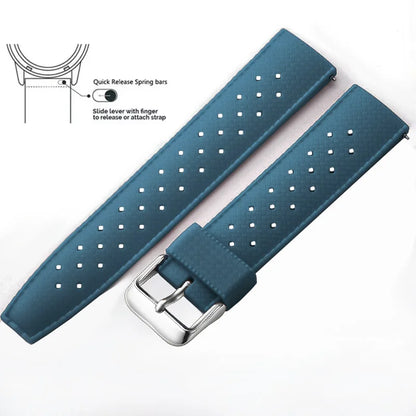 Tropical Silicone Watch Band Quick Release Watch Band 18mm 20mm 22mm Rubber Tropic Smart Watch Strap Waterpfroof Muti-Color