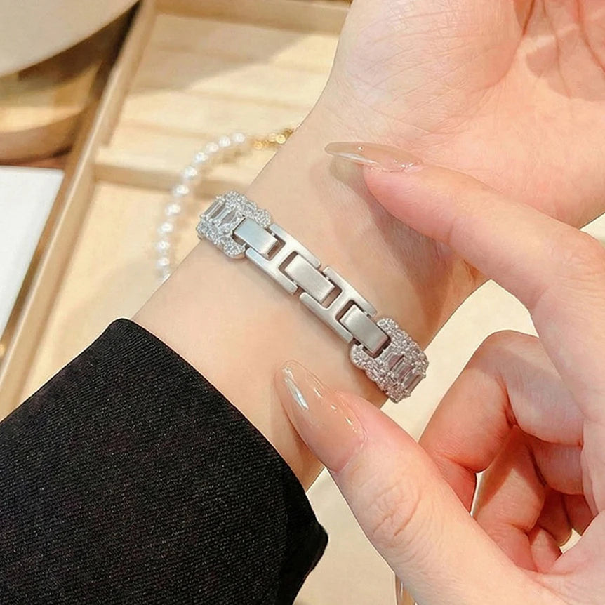 Luxury Jewelry Band Watch Band for Samsung Galaxy Watch 8 40/44/47mm Ultra 7 6 5 Classic 46mm Huawei 11 GT 5 4 3 Pro Woman Strap