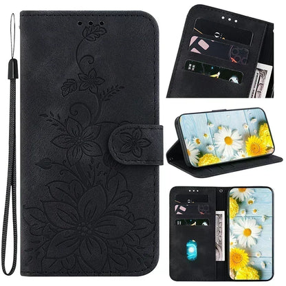 Leather Phone Case For Samsung Galaxy S10 Lite S10 S9 S8 Plus S10e S7 EDGE S6 Wallet Lanyard Cover