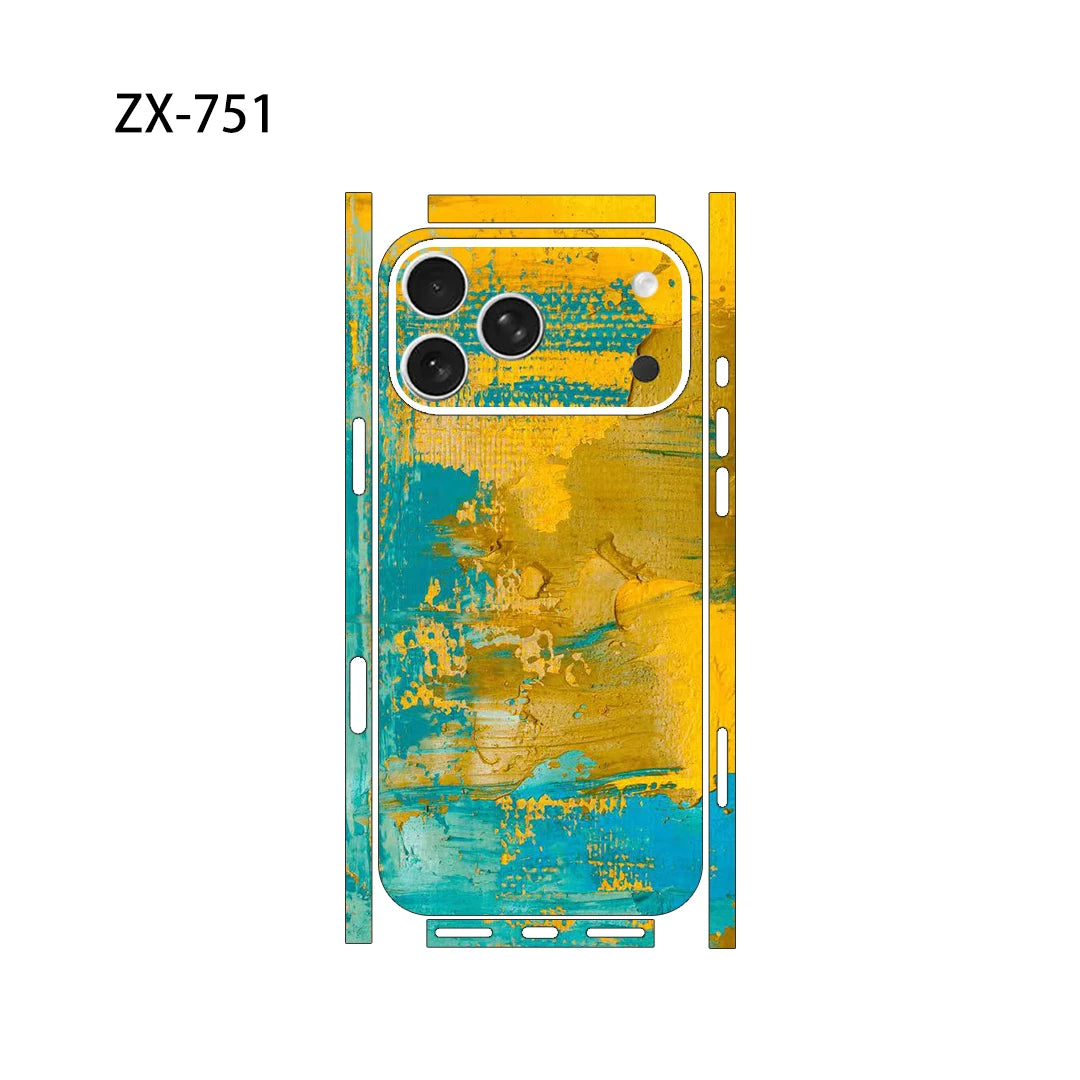 Oscar Skin Wrap Decal Vinyl Sticker Full Cover Back Film for iPhone 17/16/15/14/13 pro pro Max - Protective Skin Decal