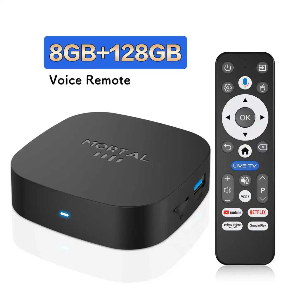 T1+RK3518 Rockchip Smart TV Box BT5.4 Android 14.0 ROM 128GB RAM 8GB Wifi6 8K Voice Assistant Media Player TV Box Smart TV 2026