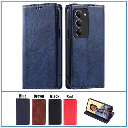 Flip Book Holster Case For Redmi 15 Phone Cover Leather Etui Redmi 15 Case Global Version Xiaomi Case Redmi 15 4G 5G Redmi15 Bag
