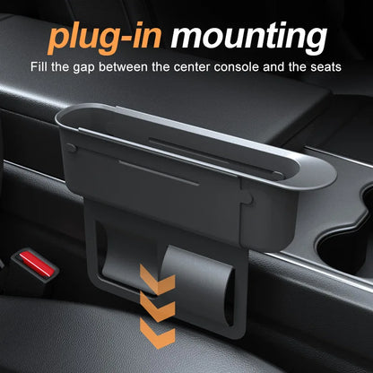 Car Seat Crevice Gaps Storage Box Seat Organizer Gap Slit Filler Holder For Wallet Phone Cigarette Slit Pocket Car Storag Box