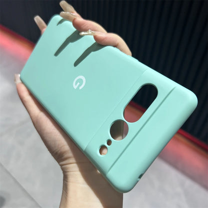 For Google Pixel 6 7 8 Pro Case Soild Color Plain Silicone Soft Cover For Google Pixel 8A 7A 6A Shockproof Bumper Shell