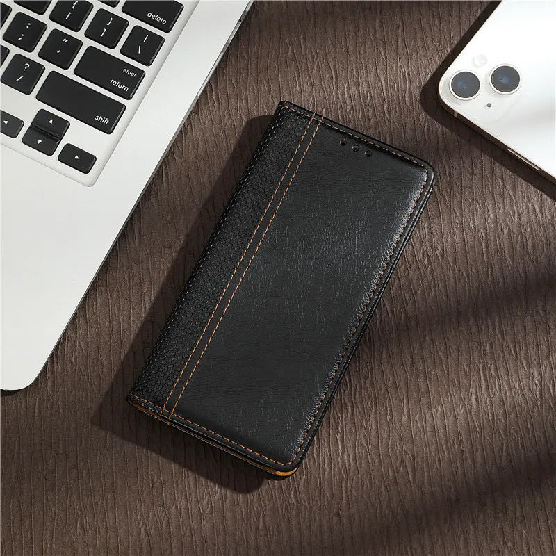 Flip Book Holster Case For Redmi 15 Phone Cover Leather Etui Redmi 15 Case Global Version Xiaomi Case Redmi 15 4G 5G Redmi15 Bag