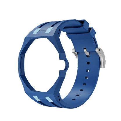 Bioceramics Watch Case+Silicone Band Modification Kit Strap Case Changer To Wristwatch Accessories For Royal Pop