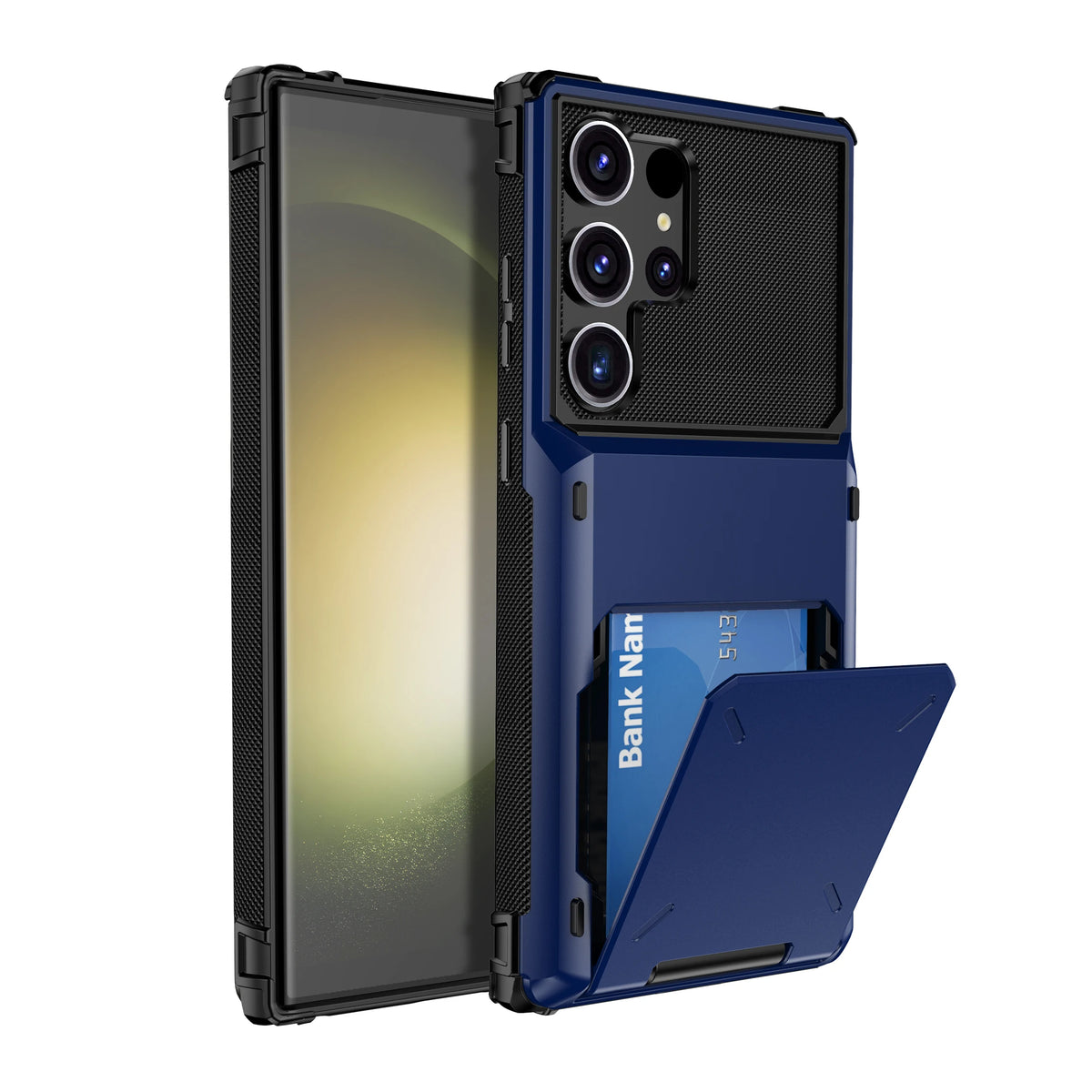 Flip Cards Solt Wallet PC Case For Samsung Galaxy S24 Ultra S23 Plus S22 S21 A15 A25 A35 A55 5G A16 A06 Armor Funda Stand Cover