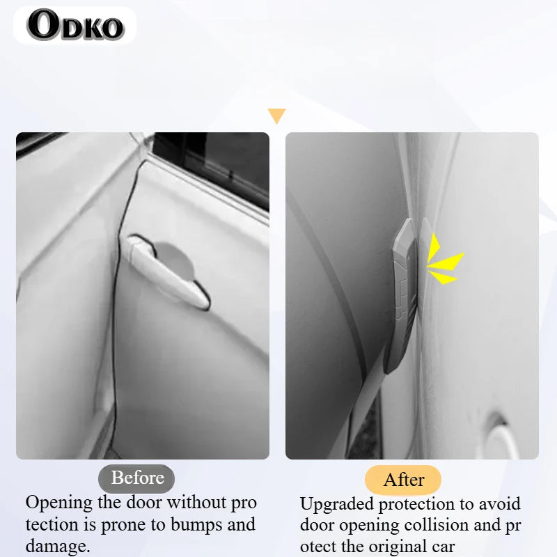 For Xpeng G6/G9 Car Door Anti-collision Strip Anti Scratch Silicone Shock Absorbing Protective Sticker Car Modification Supplies