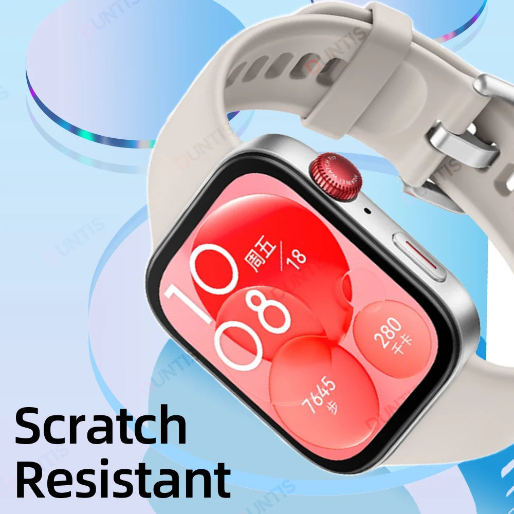 Screen Protector for Huawei Watch Fit 3/4/5/5 Pro 3D Curved Screen Protector Huawei Watch Ultra-HD Full Coverage Protective Film