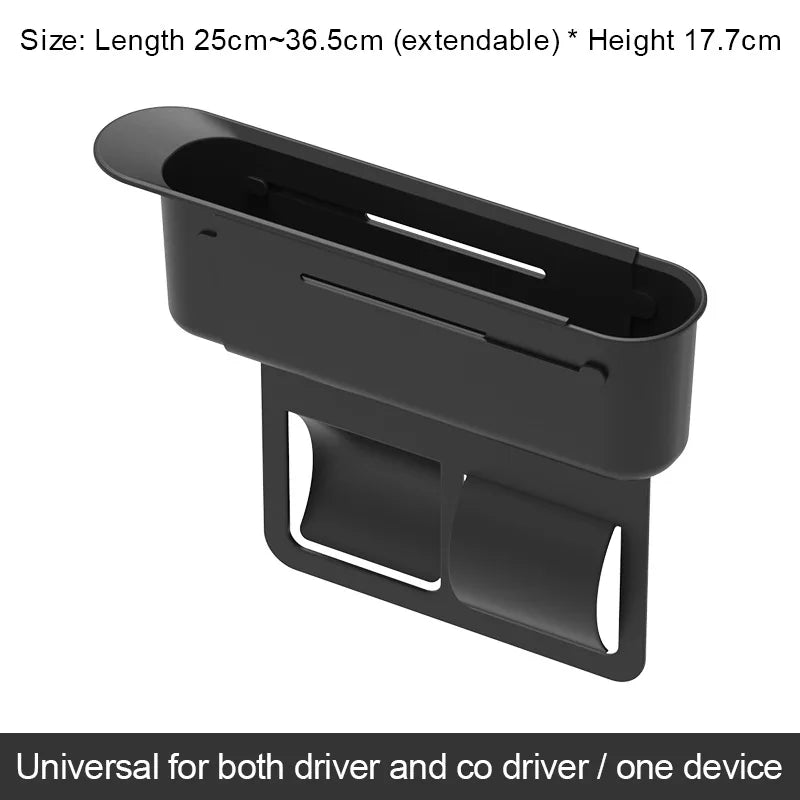 Car Seat Crevice Gaps Storage Box Seat Organizer Gap Slit Filler Holder For Wallet Phone Cigarette Slit Pocket Car Storag Box