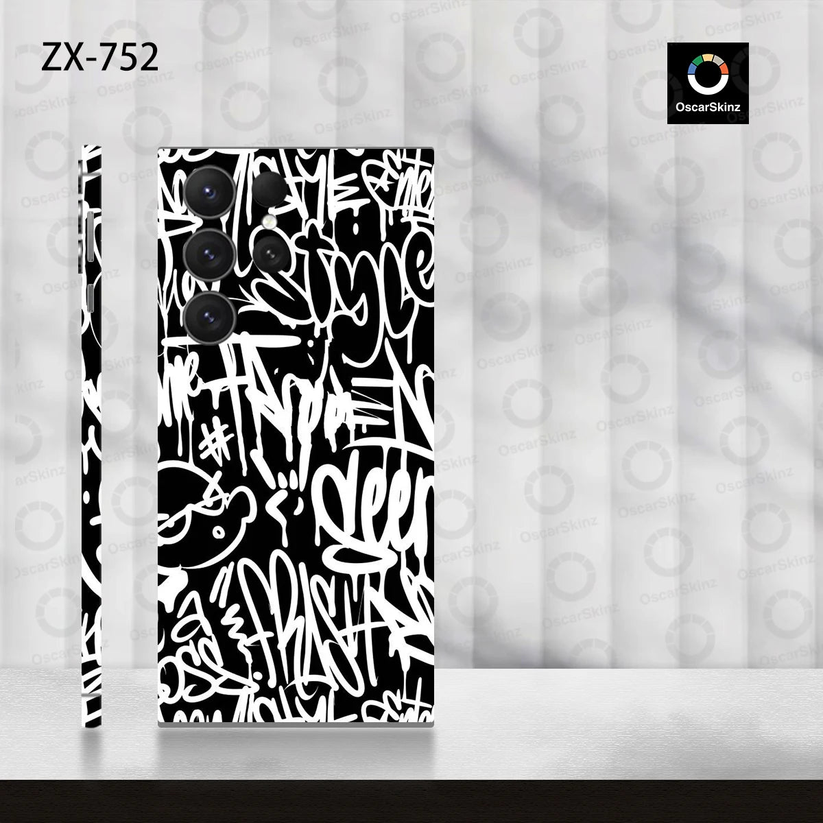 Colorful Decal Skin for Samsung Galaxy S24 S23 S22 Ultra Plus S21 Note20 Back Screen Protector Cover Wrap Stones Sticker