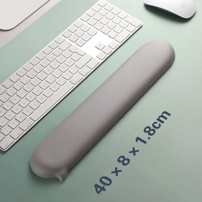 Wrist Protection Rest Pad Ergonomics Silicone Mouse Keyboard  Wrist Protector Hand Rest Soft Office Men And Women Hand Pillow