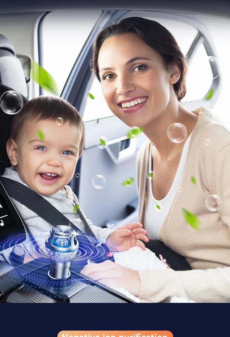 Car air purifier  Compact and convenient car fresh air purifier