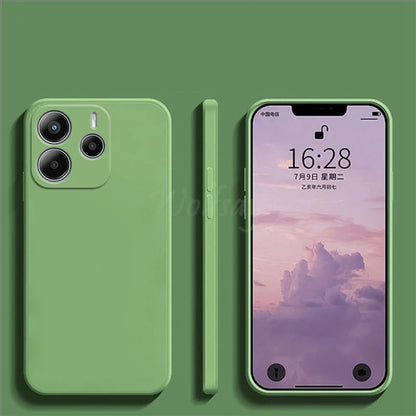 For Xiaomi Redmi Note 14 Case Liquid Silicone Plain Rubber TPU Protector Redmi Note 14 Cover TPU Redmi Note 14 Pro Plus Cover