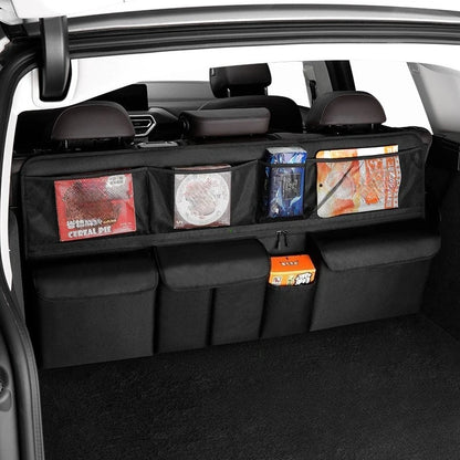Car Trunk Storage Bag Universal Auto Trunk Organizer Car Seat Back Hanging Bag Foldable Car Storage Bags Accessory