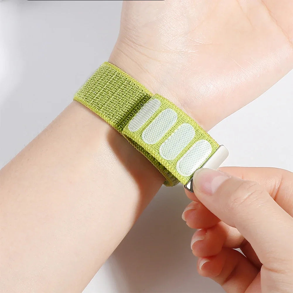 Sports Nylon Strap for Huawei Watch Fit 5 5Pro Smartwatch Woven Loop Wristband for Huawei Watch Fit3/4/4Pro Replacement Bracelet