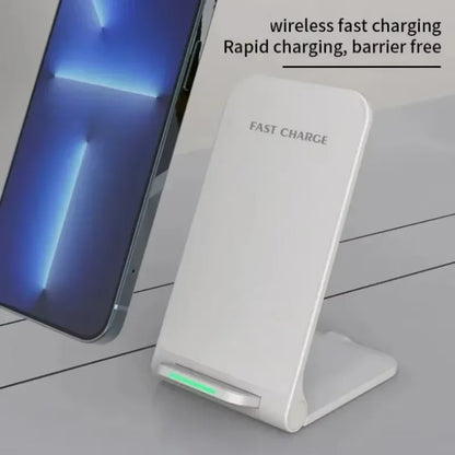 Wireless Charger Stand Pad for iPhone 17 16 15 14 13 12 Pro Samsung Xiaomi Phone Chargers Induction Fast Charging Dock Station