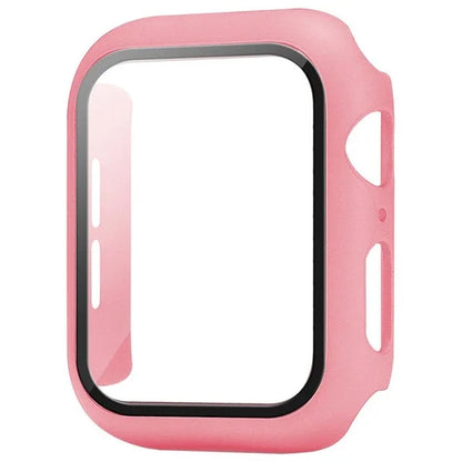 Glass+Cover For Apple Watch case 10 9 8 7 6 SE 5 iWatch Accessorie Screen Protector iWatch series 46mm 44mm 40mm 41 45mm 38 42mm