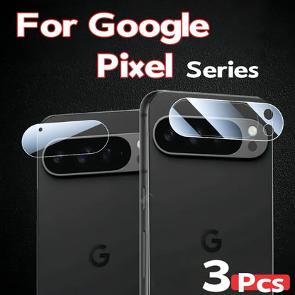3Pcs Tempered Glass Camera Lens Protector Yij For Google Pixel 9 Pro XL 8 7 6 6A 7A 8A Fold HD Clear Scratch Resistant