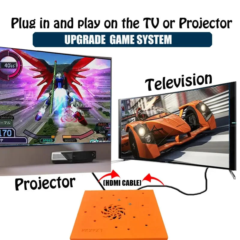 M8 Dual System Retro Game Console I3-3110M | 1TB HDD 70,000+ Games | PS2 Wii PSP N64 SS | Plug & Play TV | Wireless Controller