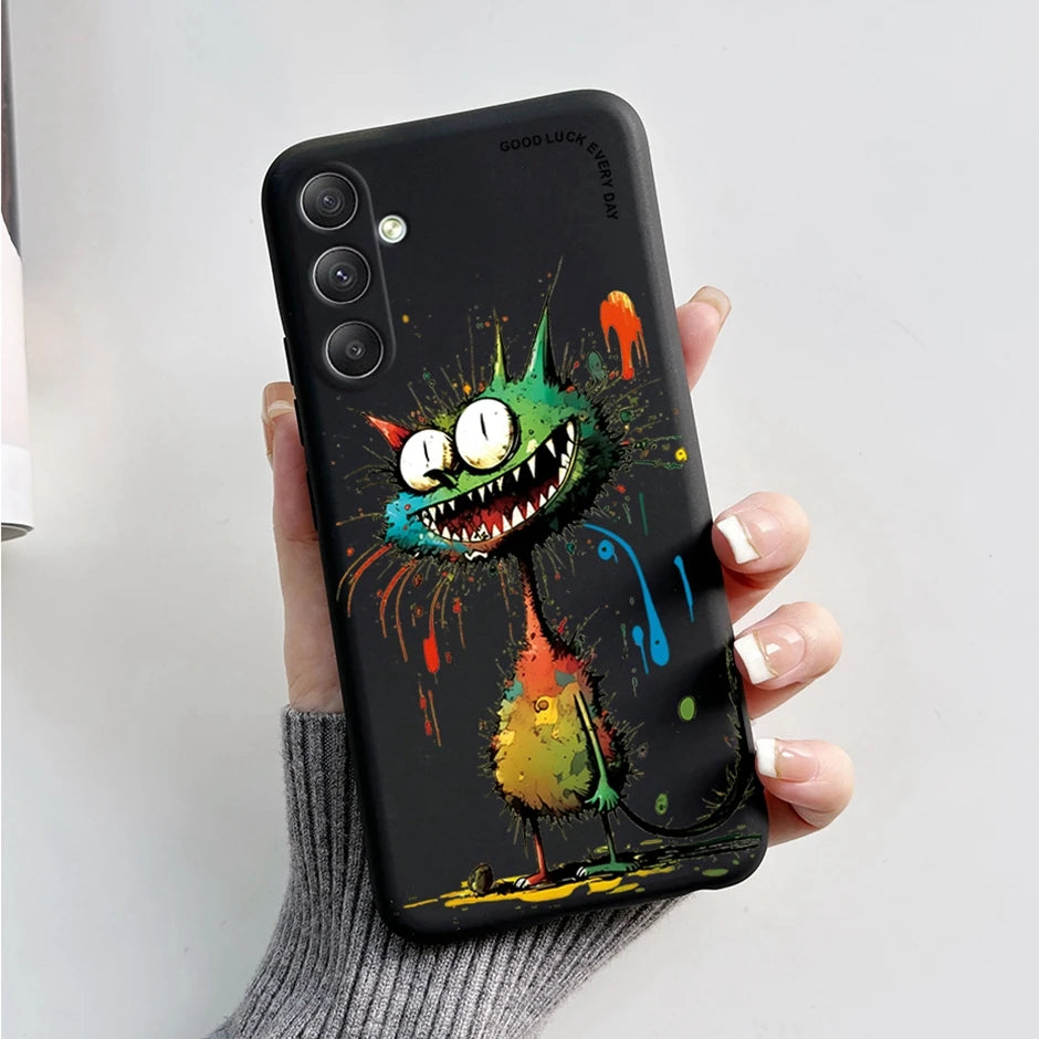 Mobilie Phone Case For Samsung Galaxy Note10 Cute Cartoon Soft Silicone Back Cover For Samsung Galaxy Note 10 Phone Case Bumpers
