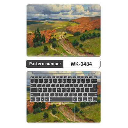 Universal Laptop Stickers Skins Vinly Protective Sticker 13/14/15/17inch 2pc Skin for Macbook/Lenovo/HP/Asus/Dell/Acer Decal