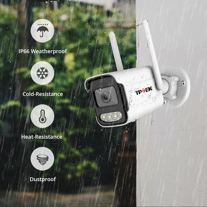 8MP 4K IP Camera Wifi Wireless 5MP AI Human Detect ICSee CCTV Bullet Outdoor Surveillance Security Protection Video Camera Cam