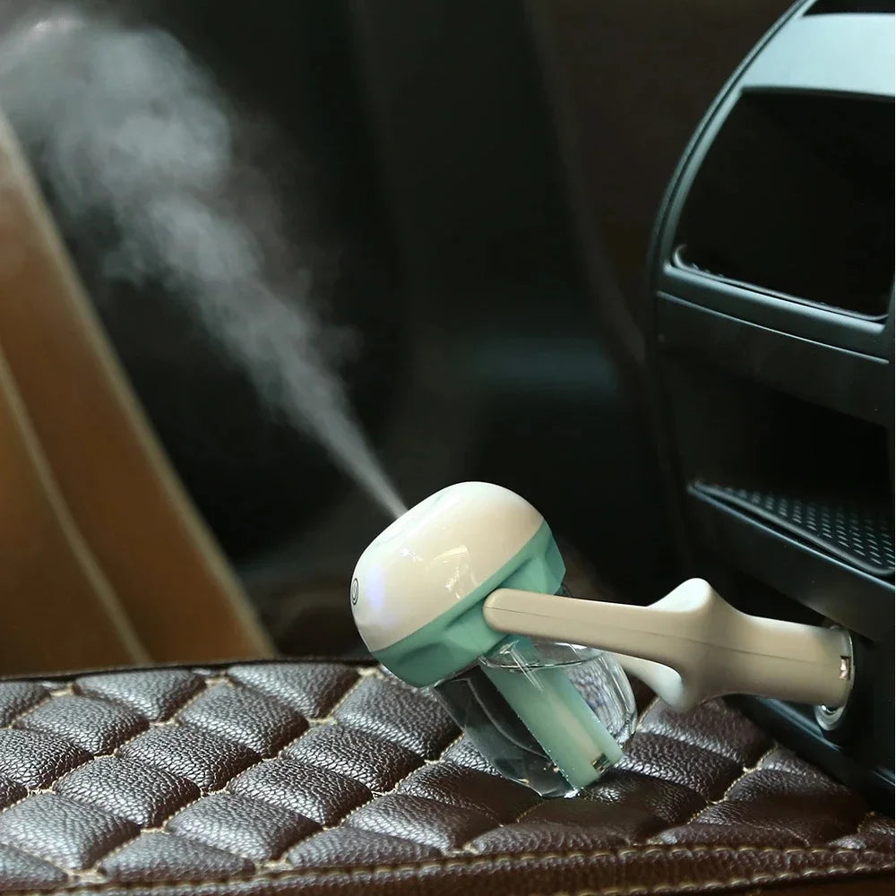 3-in-1 Car Aromatherapy Diffuser Humidifier Plug & Play Cigarette Lighter Mist Maker Fresh Driving Interior Accessory