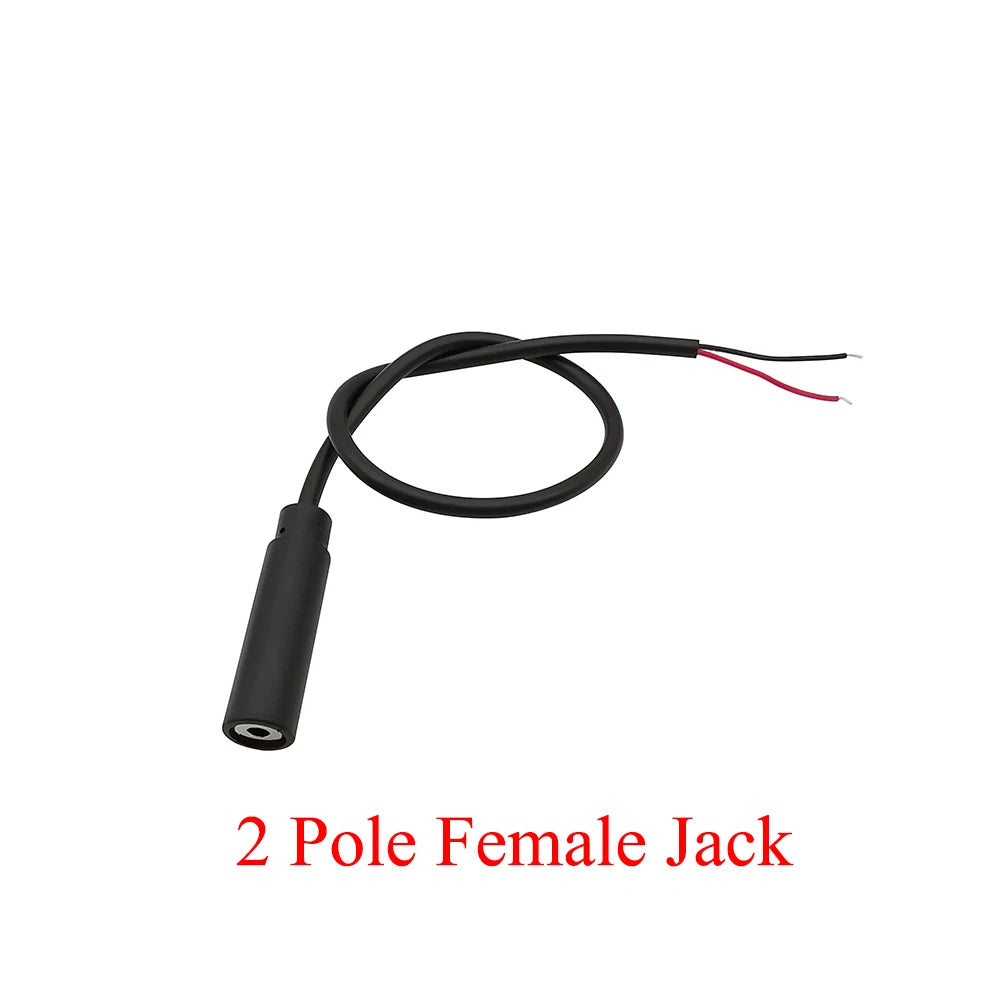 1/3/5Pcs 2.5mm 2/3/4 Pole Wire Male Female Plug Jack Audio Cable Mono Stereo Aux Connector Headphone Extension DIY Repair