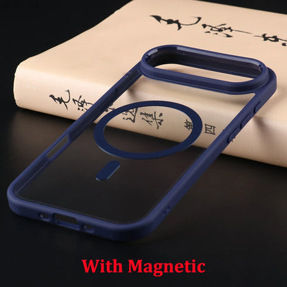 UGOjP For iPhone 17 Air Case Men Women Anti-drop Transparent Phone Case Shockproof TPU Frame Clear Thin Protective Back Cover