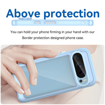 Fashion Transparent Acrylic Case For Google Pixel 9 8 7 Pro 8 10A Colorful Hard Clear Shockproof Thin Cover For Pixel 10 Pro XL